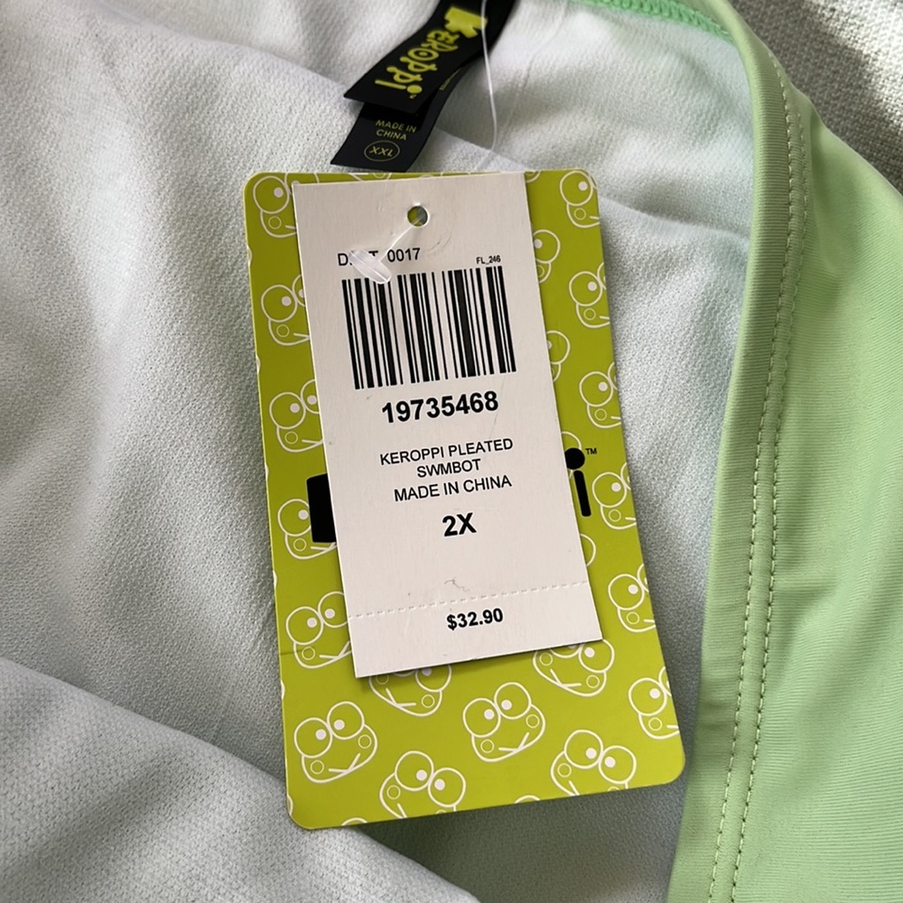 Sanrio Keroppi varsity striped swim skirt - Picture 6 of 7